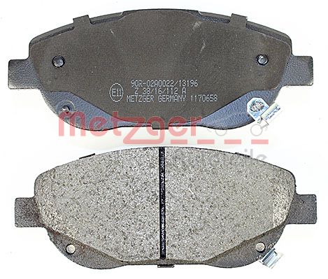 METZGER 1170658 Bremsbelagsatz, Scheibenbremse